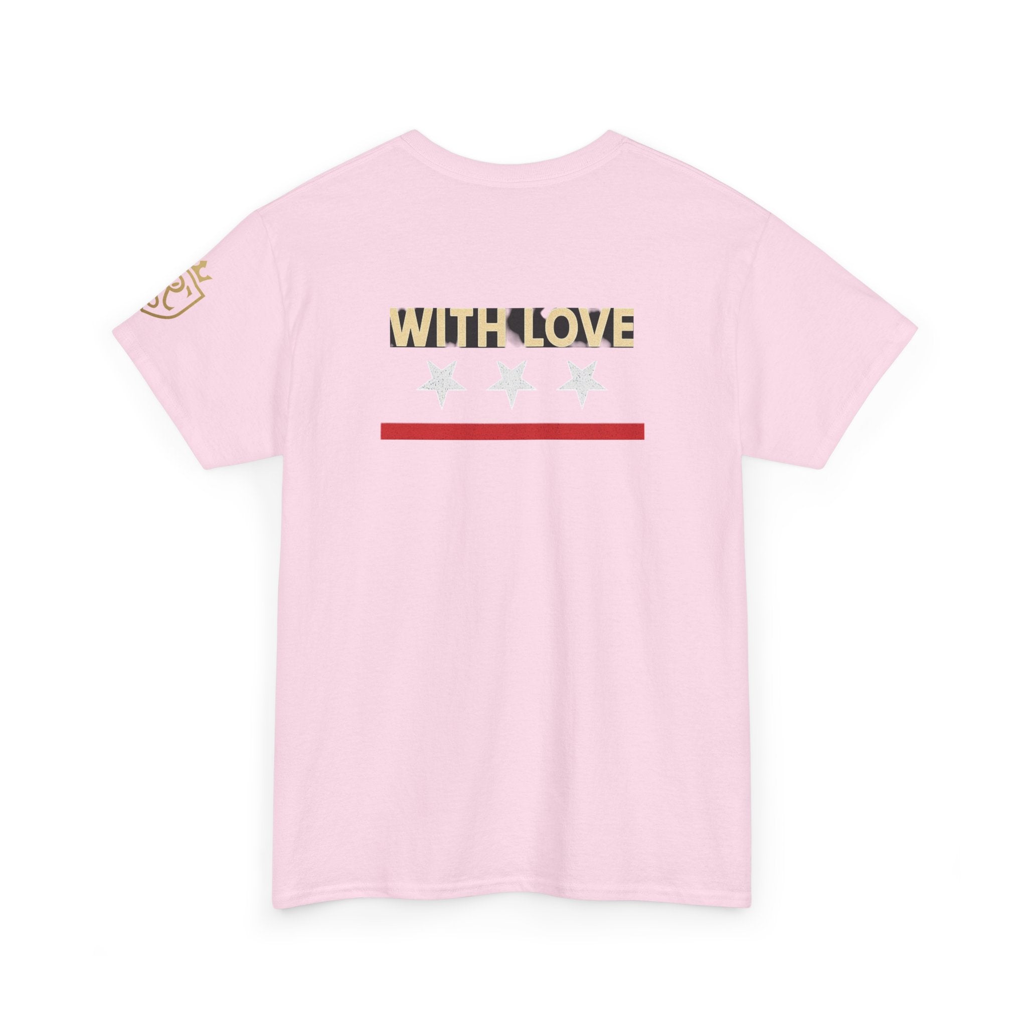 Stylish Unisex Heavy Cotton Tee - 'With Love' Statement Shirt, Casual Wear, Gift for Her, Gift for Him, Everyday Comfort