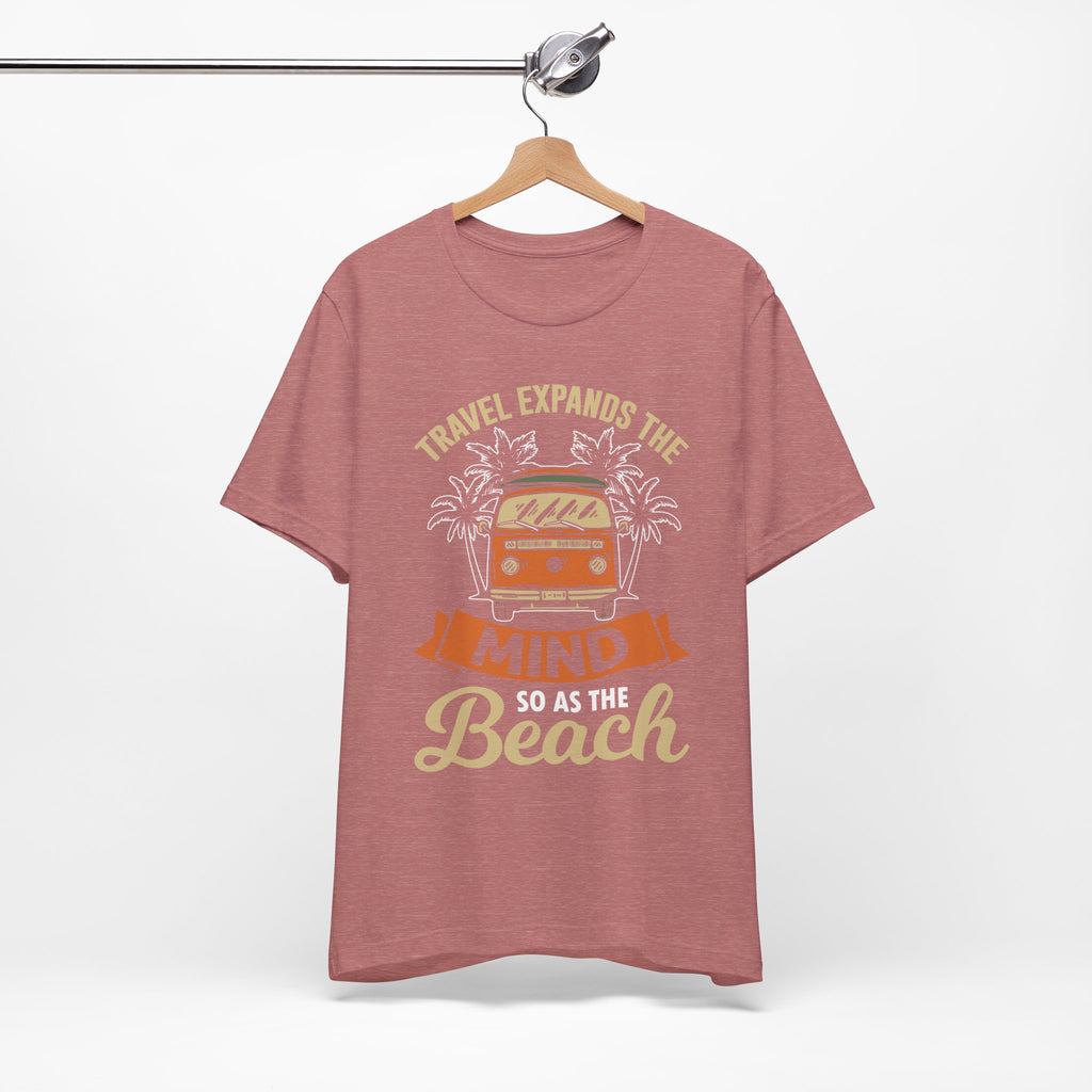 Unisex Travel Expands the mind Short Sleeve Tee