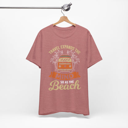 Unisex Travel Expands the mind Short Sleeve Tee