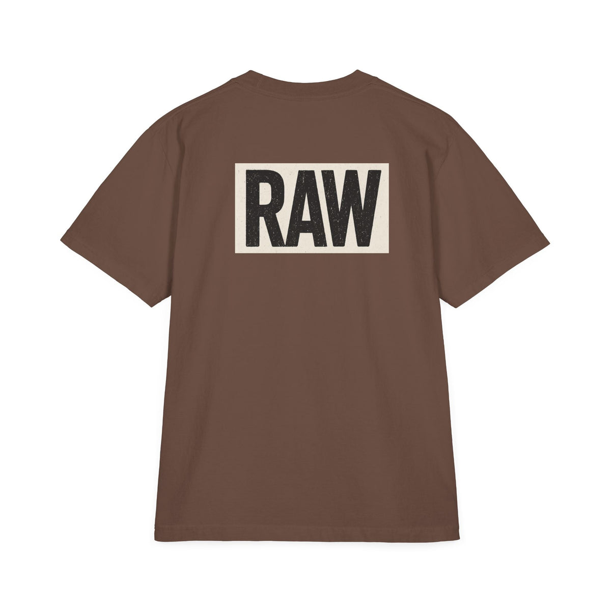 Stylish Unisex Graphic T-Shirt with 'RAW' Print, Casual Streetwear, Everyday Wear, Gift for Friends, Fashionable Basics Printify