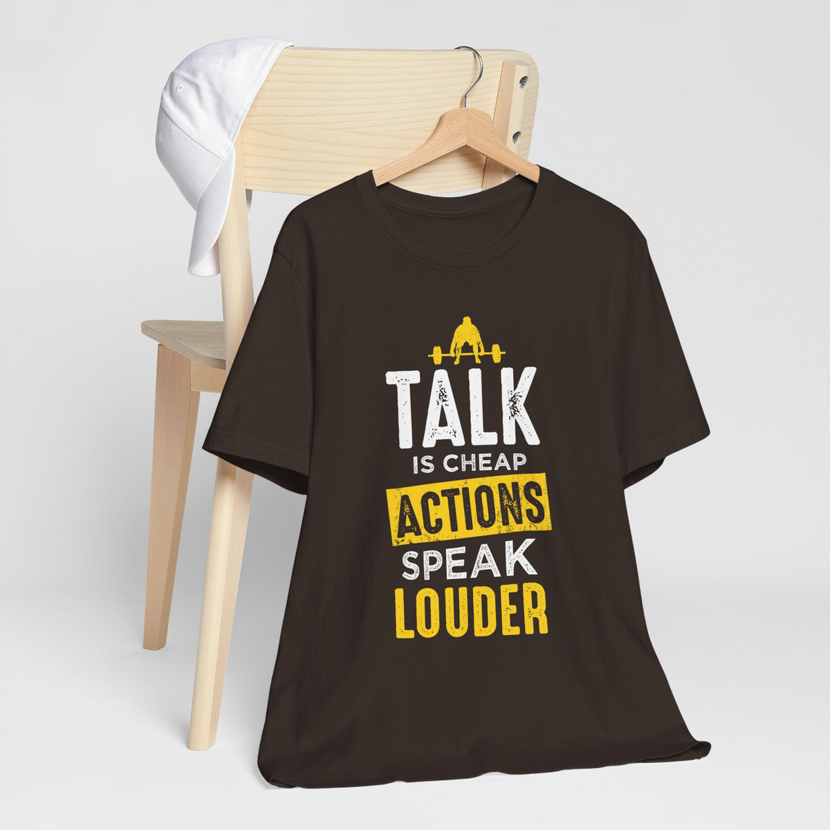 Parler, c’est des actions bon marché, parler plus fort, tee-shirt unisexe 