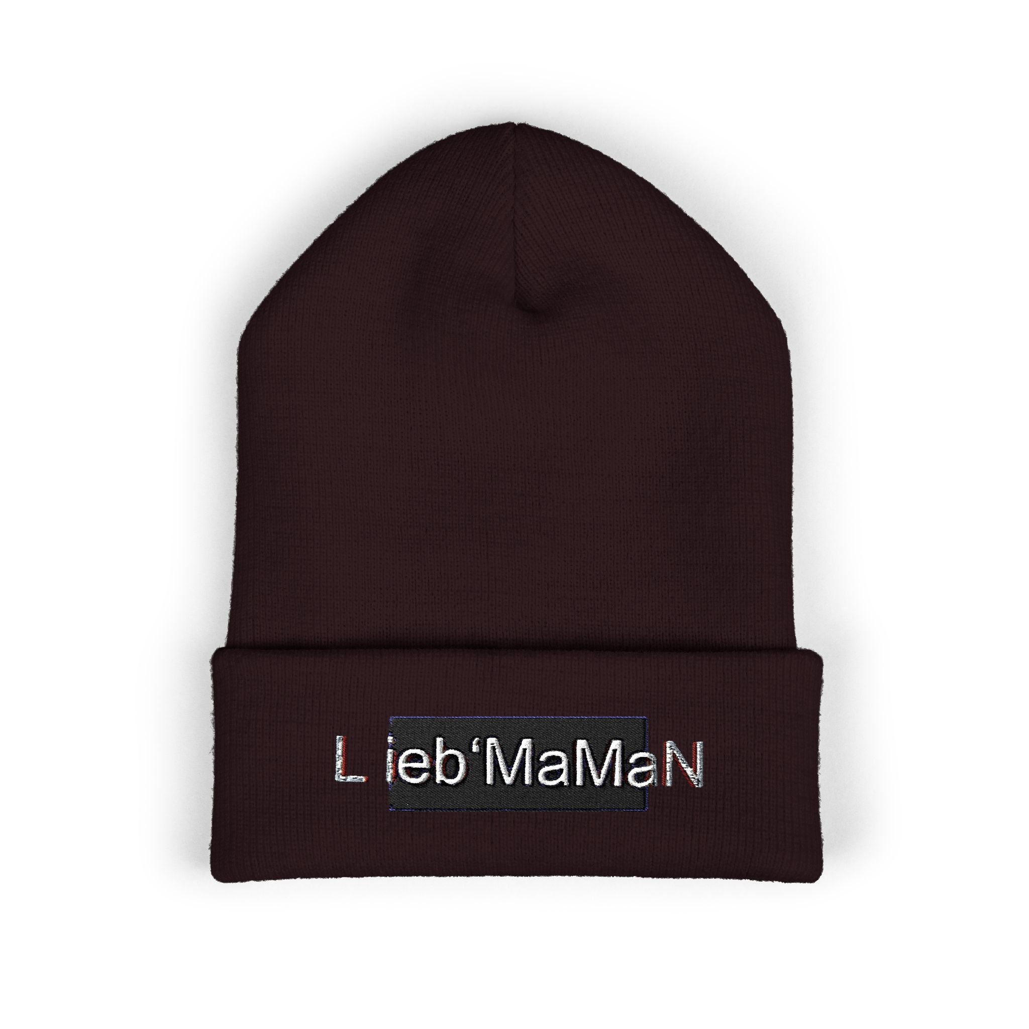Beanie Hat with Lieb MaMaN Embroidery