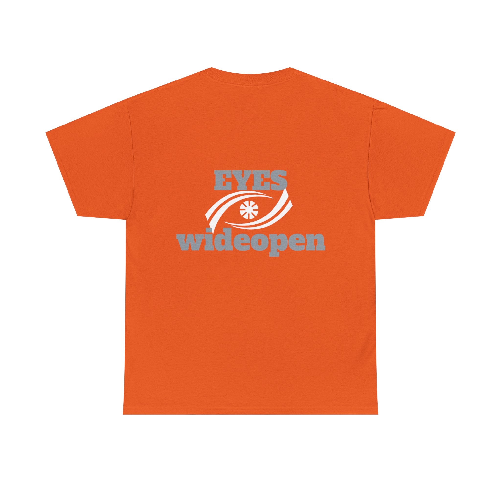 Eyes Wide Open Unisex Heavy Cotton Tee | Everyday Wear, Gift for Dreamers, Casual Shirt, Inspirational Apparel, Unisex T-Shirt Printify