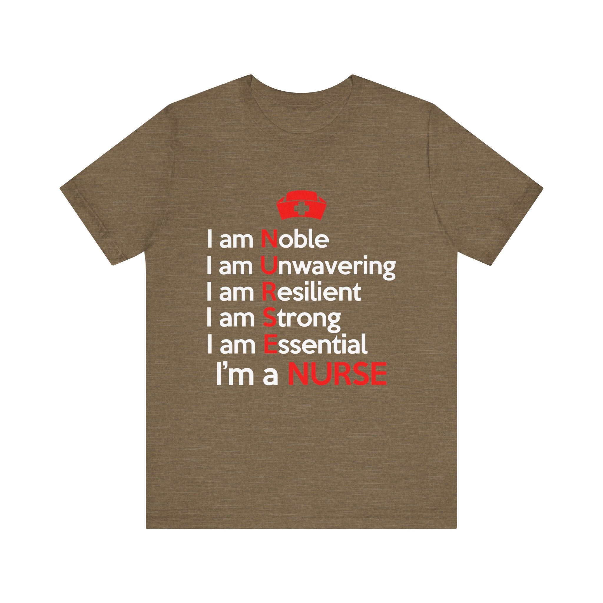 Je suis noble, je suis un tee-shirt unisexe inébranlable 