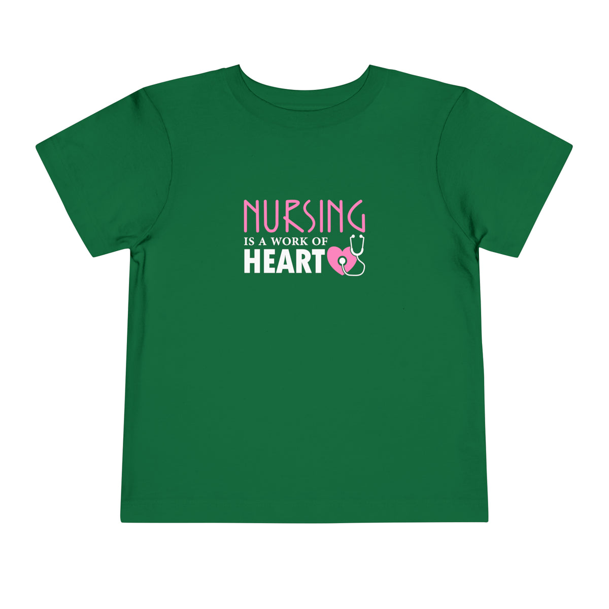 Nursing Is A Way Of Heart Toddler Tee