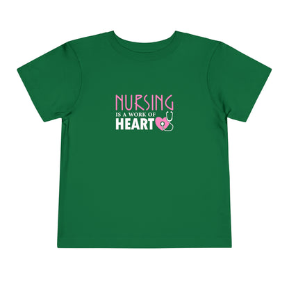 Nursing Is A Way Of Heart Toddler Tee