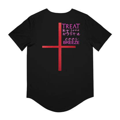 Men's Jersey Curved Hem Tee