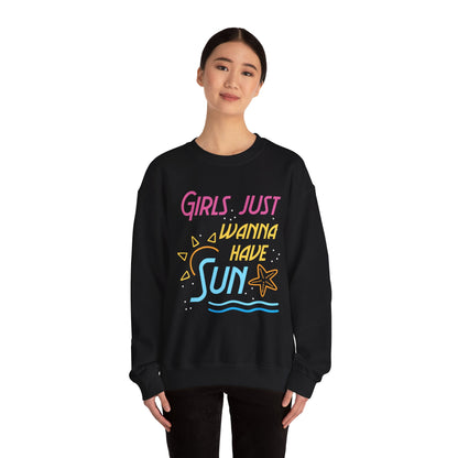 Les filles veulent juste avoir le sweat-shirt unisexe Sun 