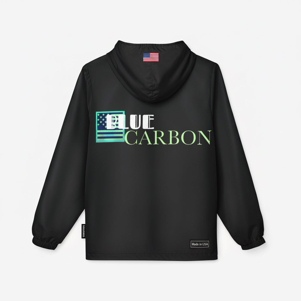 Windbreaker Jacket-Blue Carb