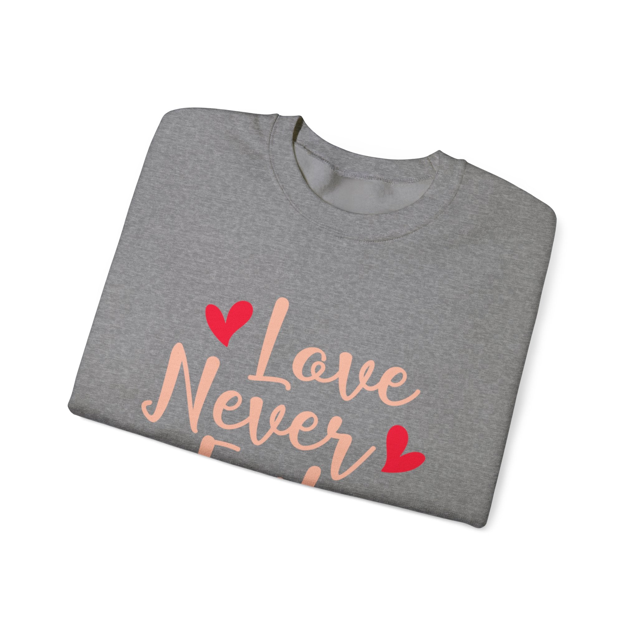 L’amour n’échoue jamais Sweatshirt unisexe 