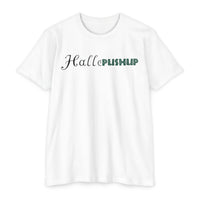Unisex CVC Jersey T-Shirt - Halle PUSHUP Inspirational Design