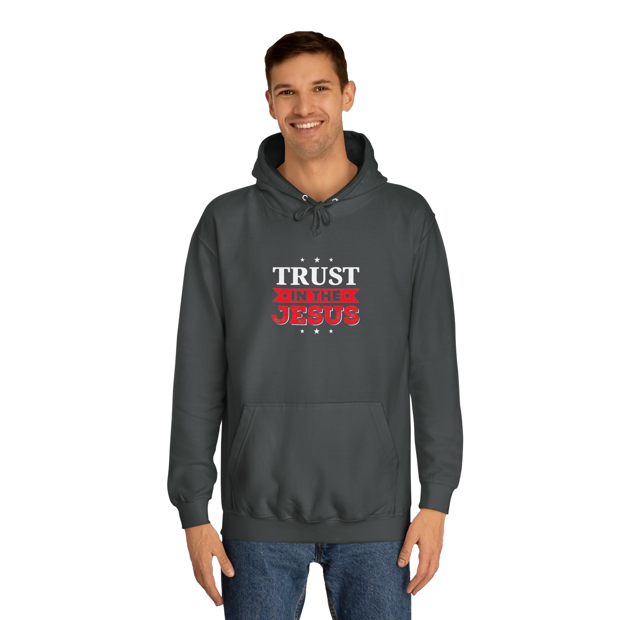 Faites confiance au sweat à capuche unisexe Jésus 