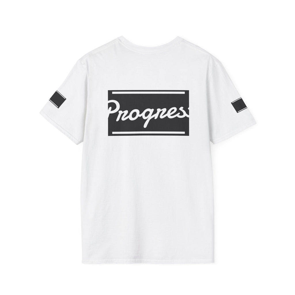 Motivational Unisex Softstyle T-Shirt | Progress Tee, Gift for Teens, Casual Wear, Workout Shirt, Inspirational Apparel Printify