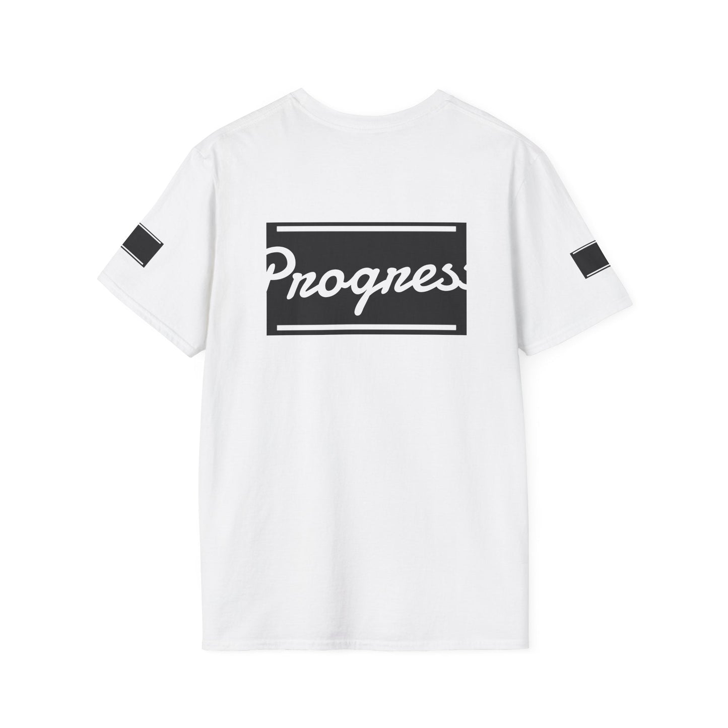 Motivational Unisex Softstyle T-Shirt | Progress Tee, Gift for Teens, Casual Wear, Workout Shirt, Inspirational Apparel Printify