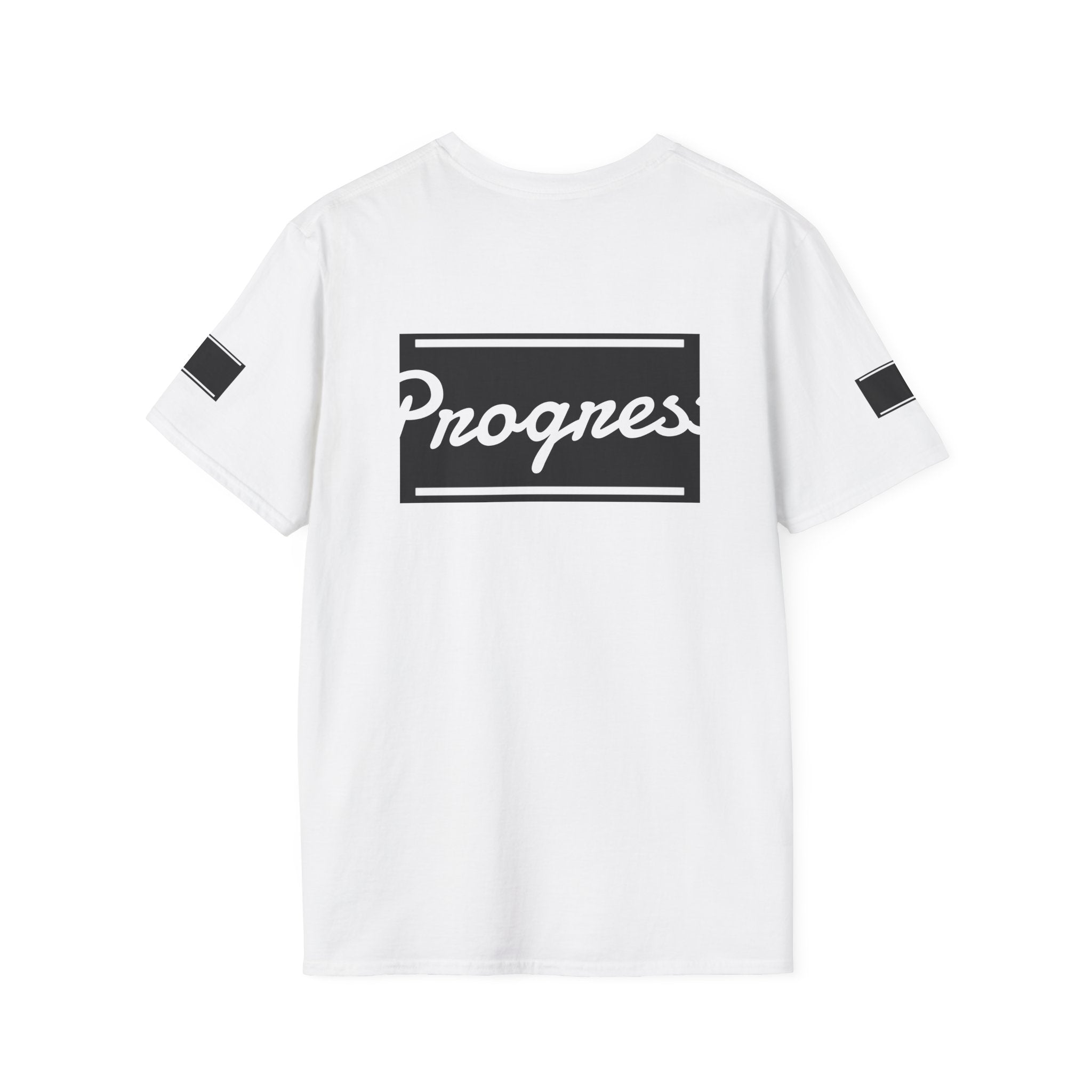 Motivational Unisex Softstyle T-Shirt | Progress Tee, Gift for Teens, Casual Wear, Workout Shirt, Inspirational Apparel Printify