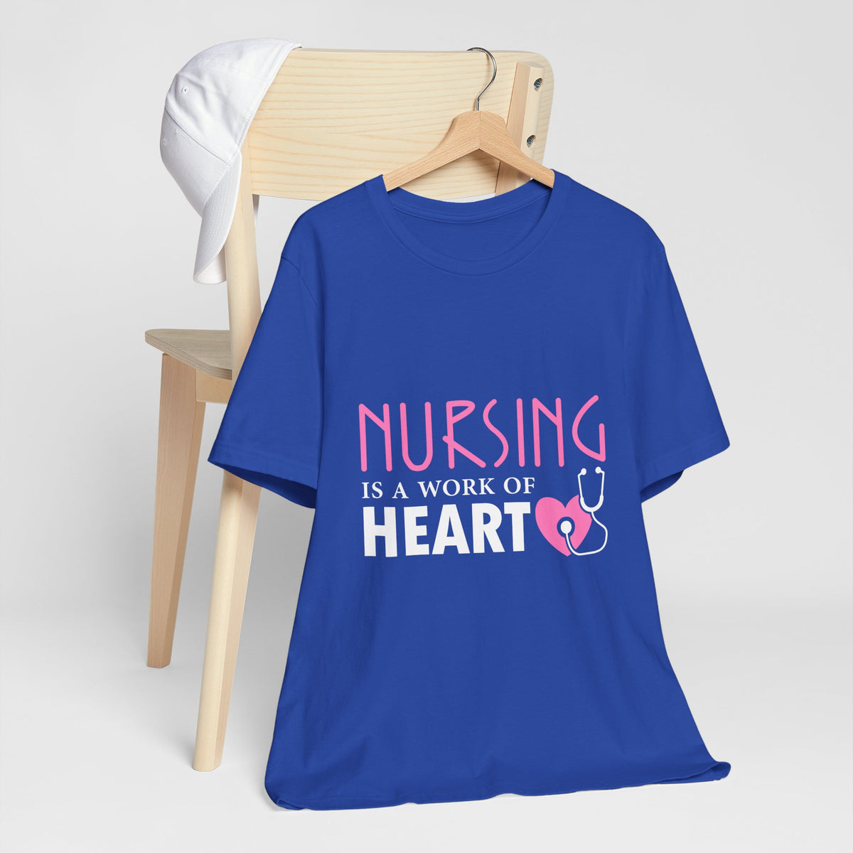Nursing Is A Work Of Heart Unisex Tee