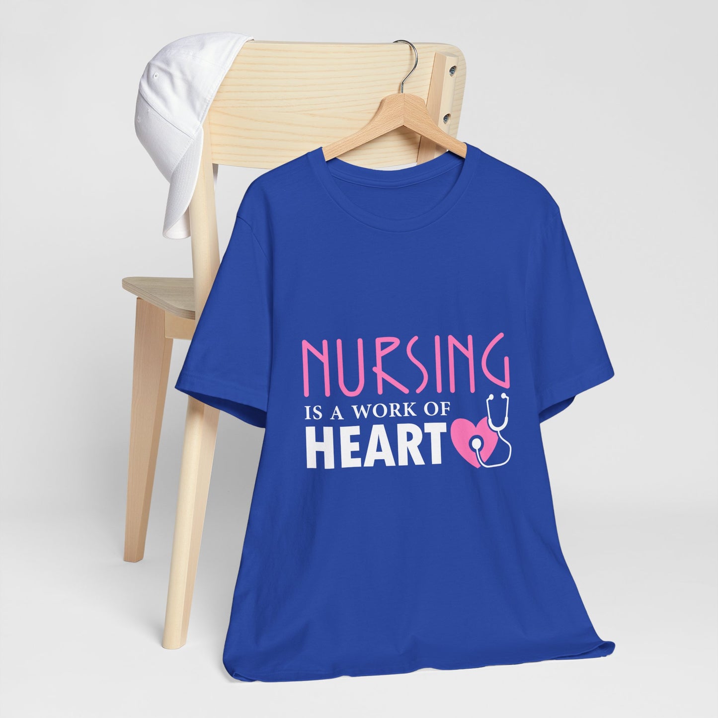 Nursing Is A Work Of Heart Unisex Tee
