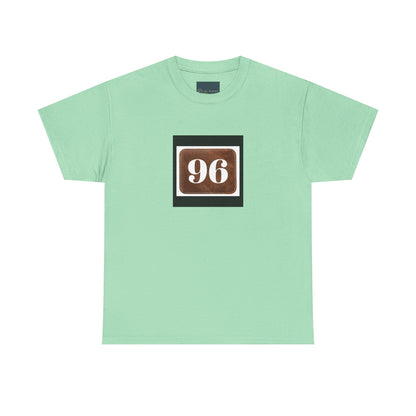 Vintage Style Unisex Heavy Cotton Tee - Classic 96 Design