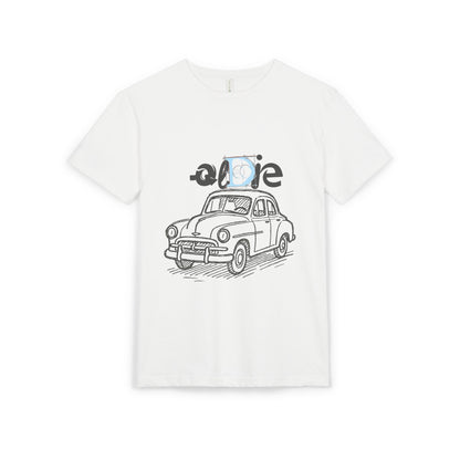 Vintage Car Graphic Tee | Unisex Sueded T-Shirt, Retro Auto Shirt, Fashion Gift, Casual Wear, Car Lover Apparel Printify