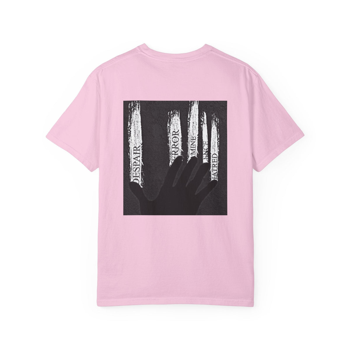 Garment-Dyed T-shirt, Unisex Black Graphic Tee, Motivational Shirt, Casual Streetwear, Perfect Gift for Friends Printify