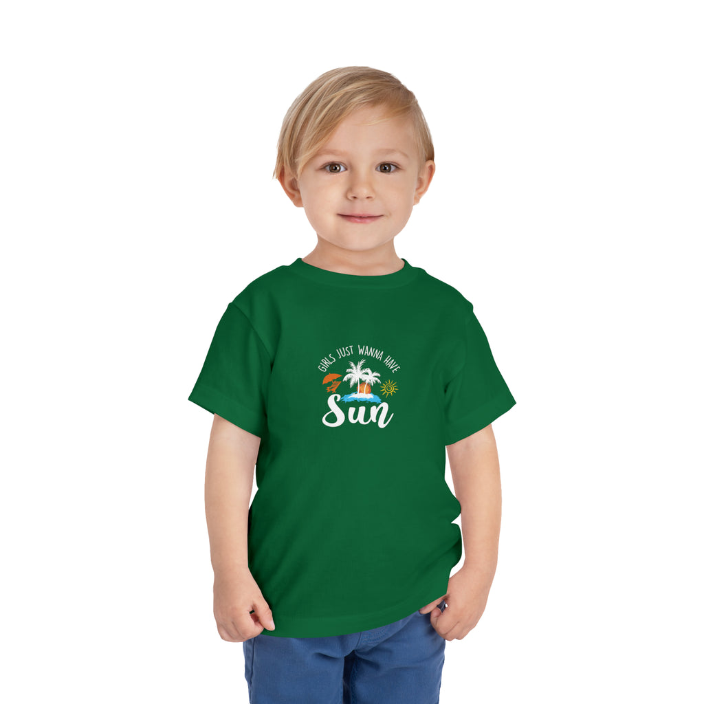 Girls Just Wanna Have Sun Toddler Tee