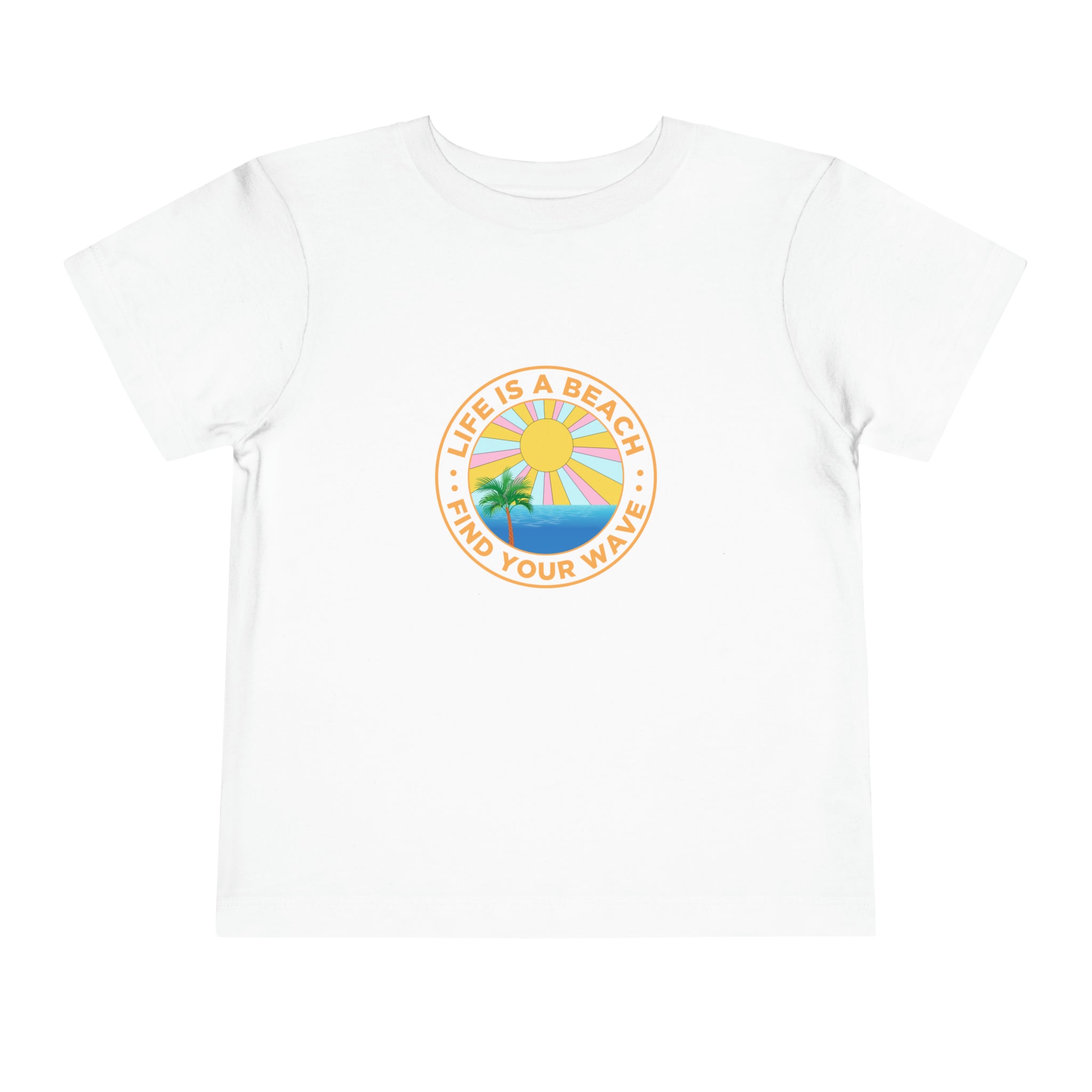 La vie est un t-shirt pour tout-petits à la plage 