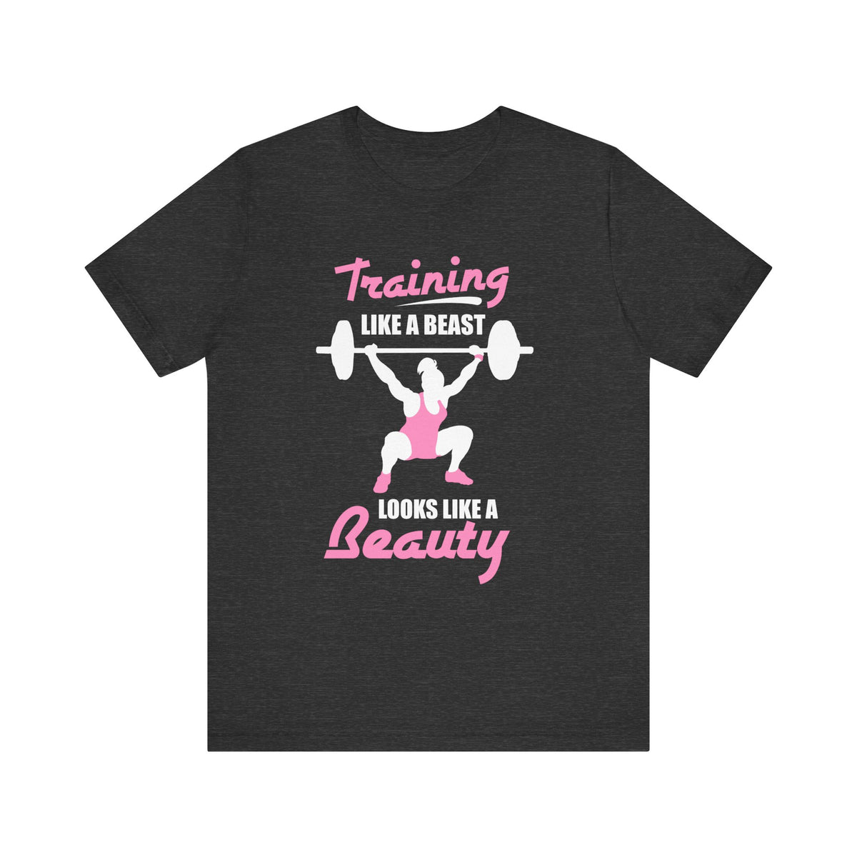 S’entraîner comme une bête ressemble à un tee-shirt unisexe de beauté 