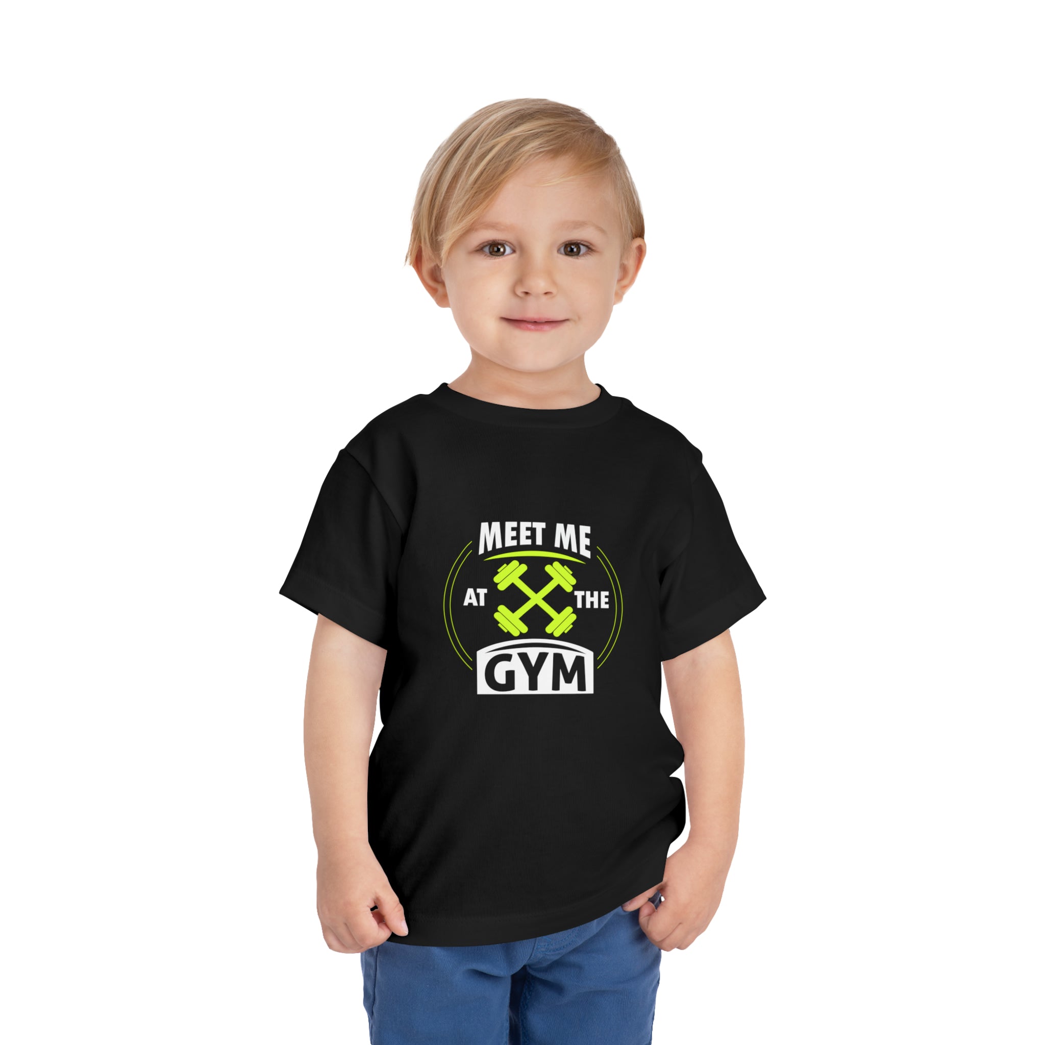 Rencontrez-moi au gymnase T-shirt pour tout-petits 