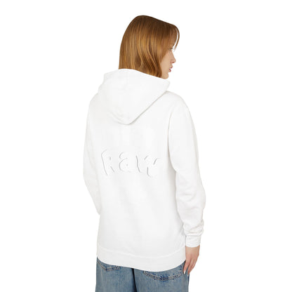 Big Raw Unisex Lightweight Hooded Sweatshirt - Cozy Casual Wear, Perfect for Everyday Use, Gift for Friends, Trendy Hoodie Printify