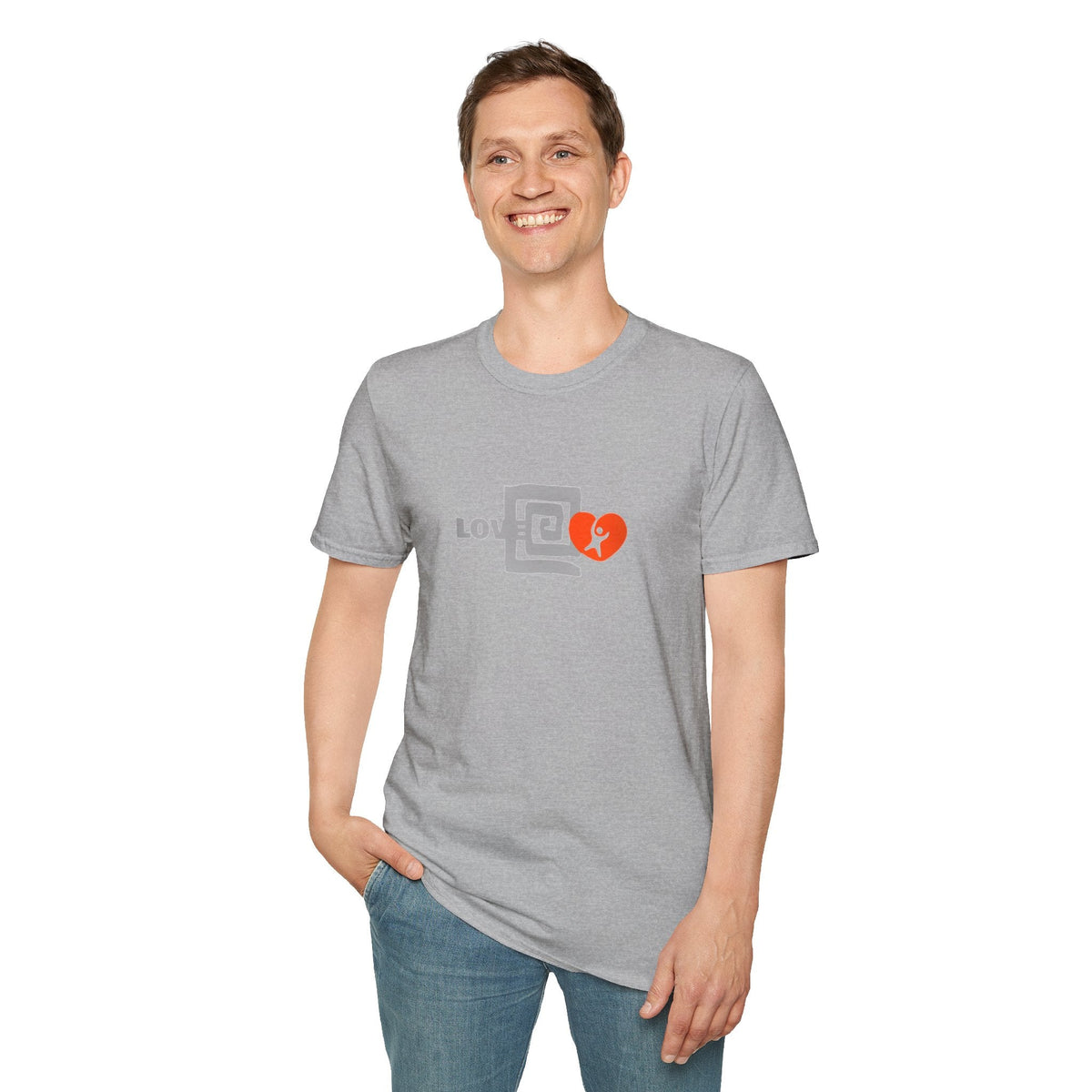 Cute Love Graphic Unisex T-Shirt Printify