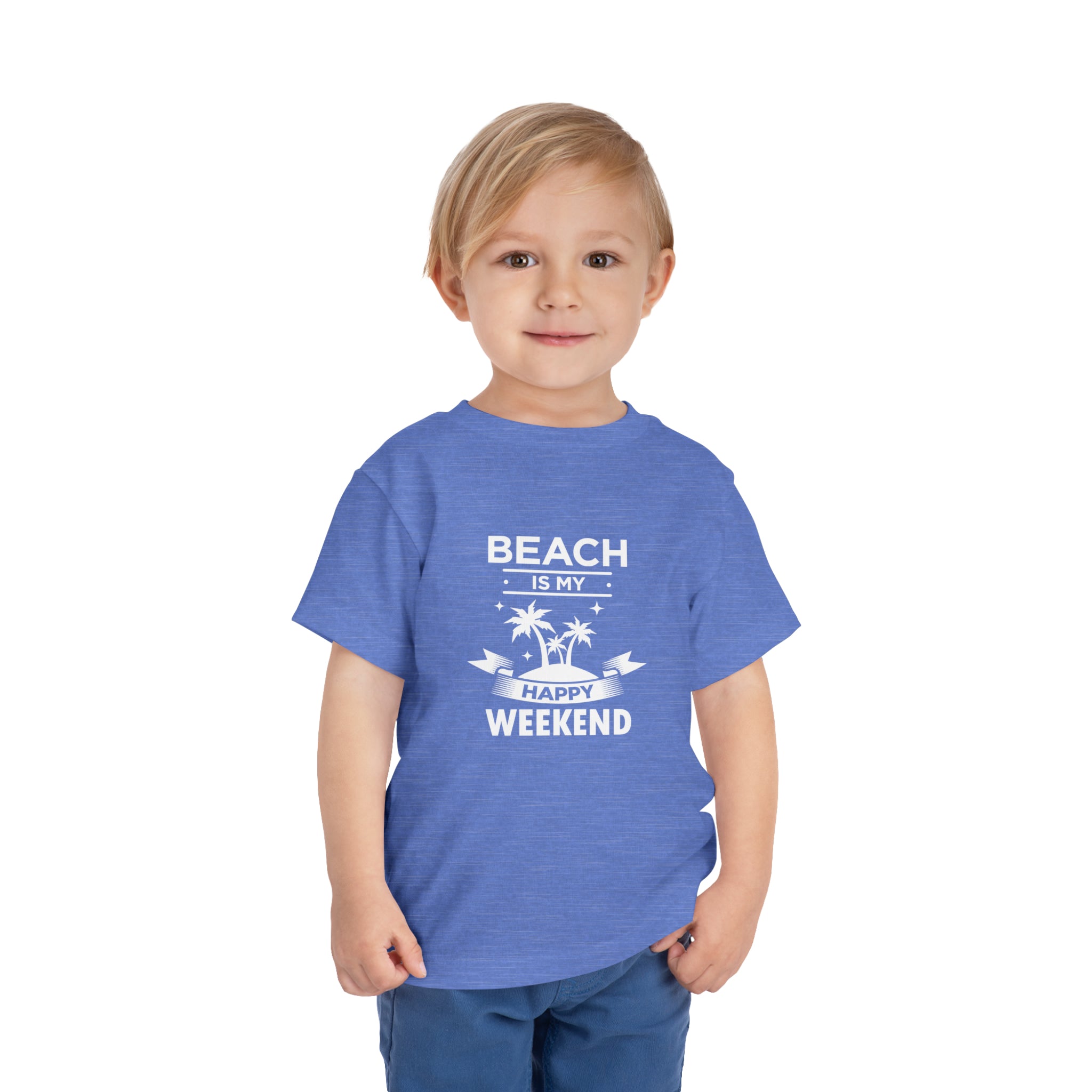 La plage est mon tee-shirt pour tout-petits Happy Weekend 