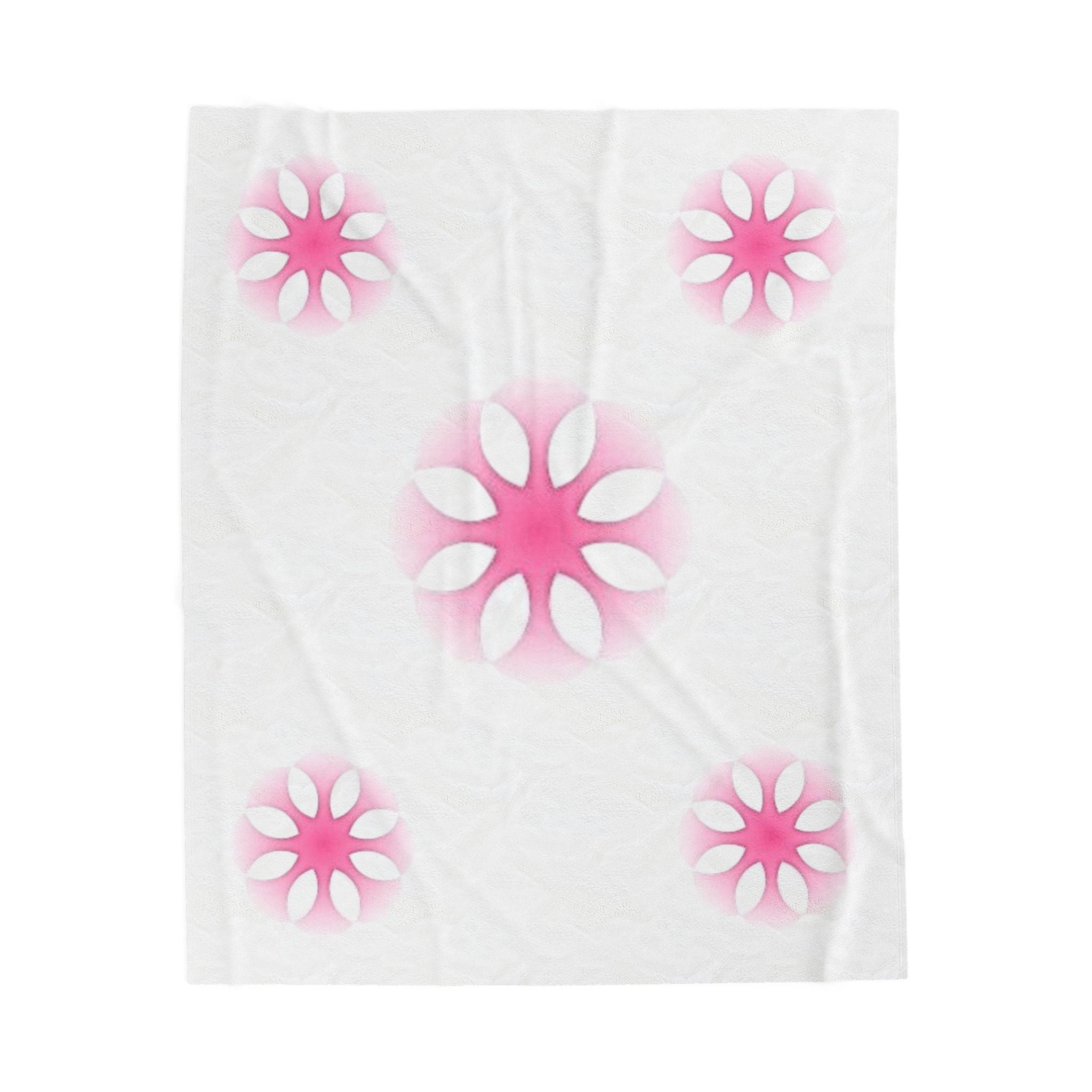 Cozy Floral Velveteen Plush Blanket for Comfort and Style