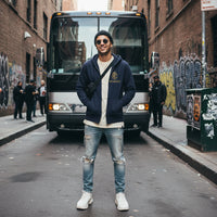 Stylish Unisex Zip Hoodie, Cozy Sweatshirt, Perfect Gift for Family, Casual Wear, Holiday Outfits, Logo Apparel Printify