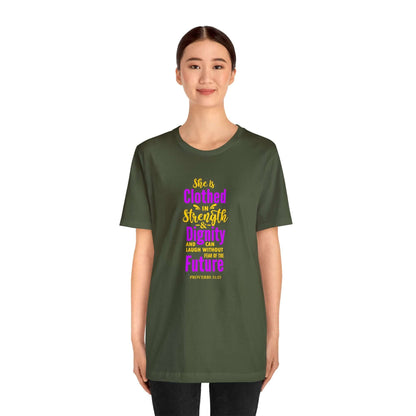 She Is Clothed In Strength Unisex Tee - RC’nSONS