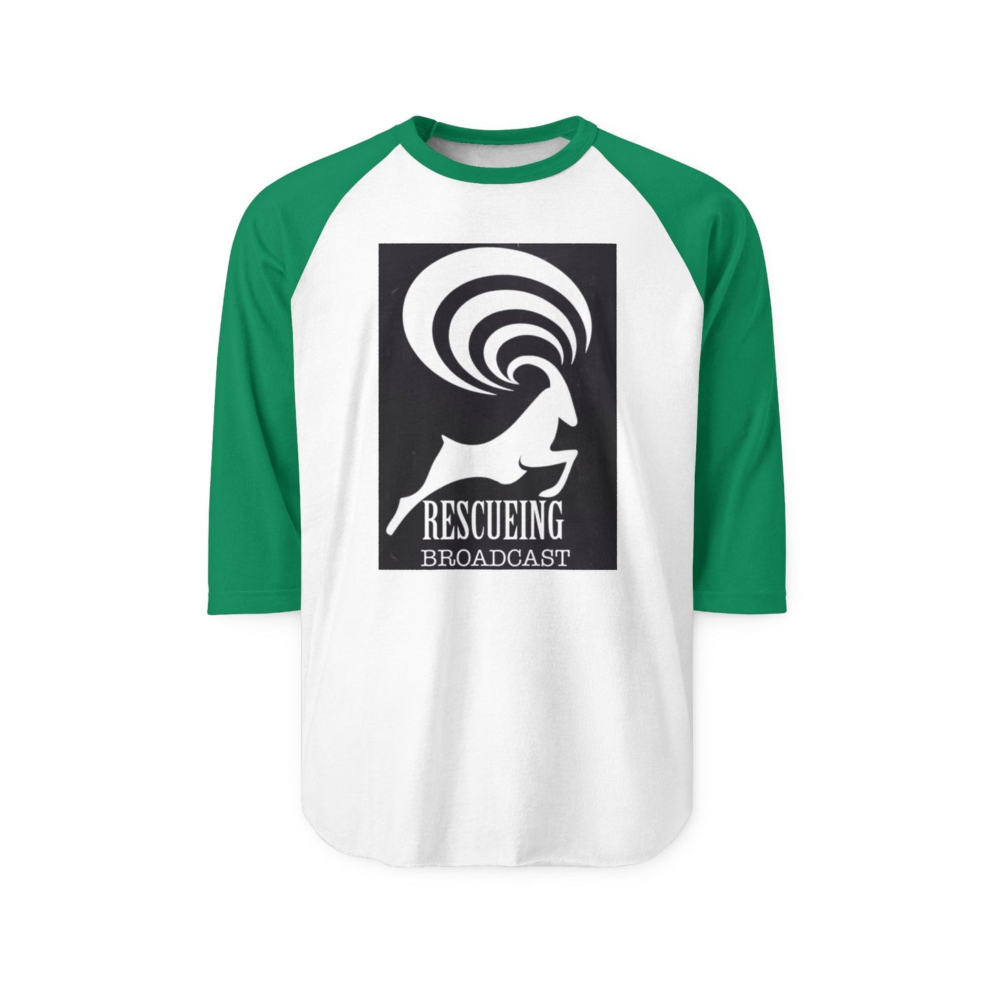 Rugged Rescue Raglan Shirt, Casual Tee for Animal Lovers, Perfect Gift for Wildlife Advocates, Unique Sports Shirt, Eco-Conscious Fashion