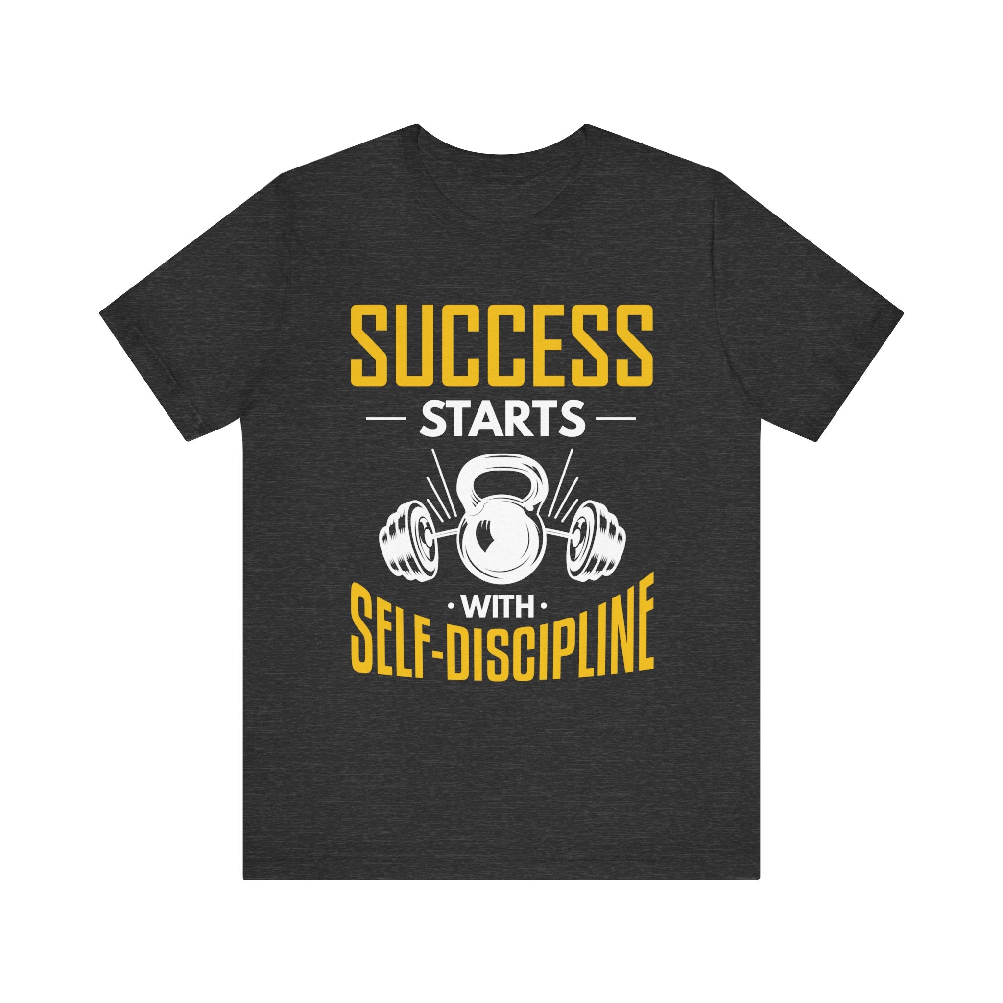 Le succès commence par le tee-shirt unisexe d’autodiscipline 
