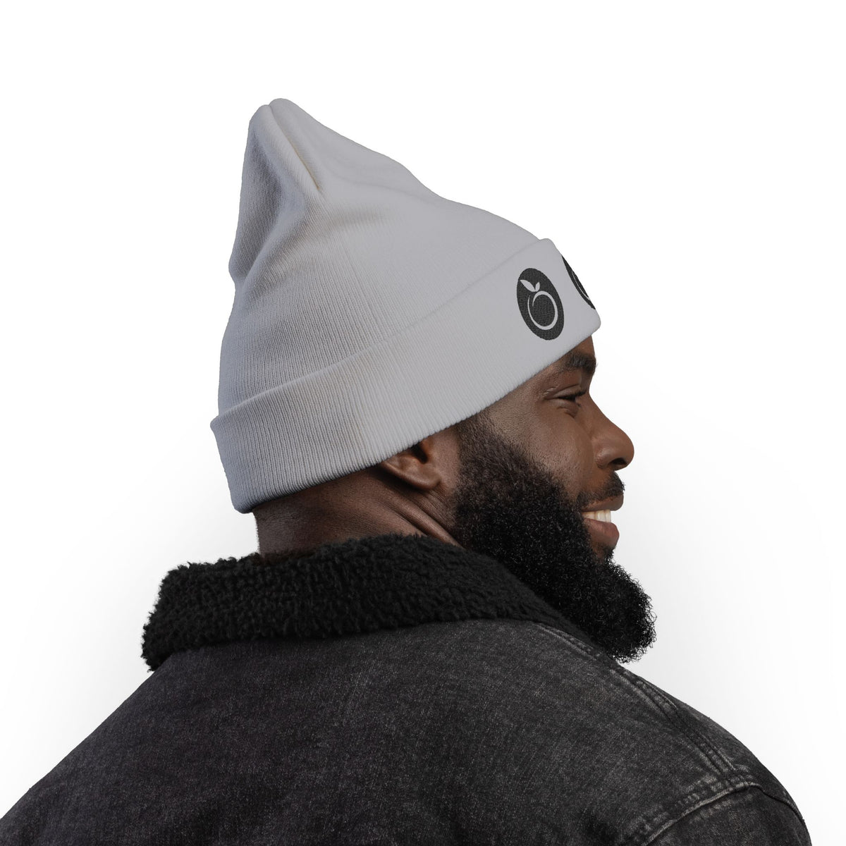 Cozy Embroidered Knit Beanie, Stylish Winter Hat, Customizable Beanie, Gift for Her, Fall Fashion Accessory, Casual Cap