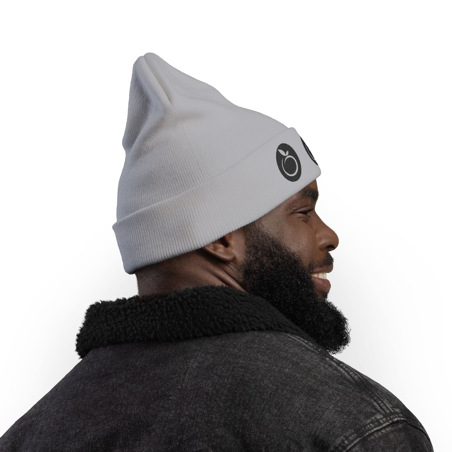 Cozy Embroidered Knit Beanie, Stylish Winter Hat, Customizable Beanie, Gift for Her, Fall Fashion Accessory, Casual Cap