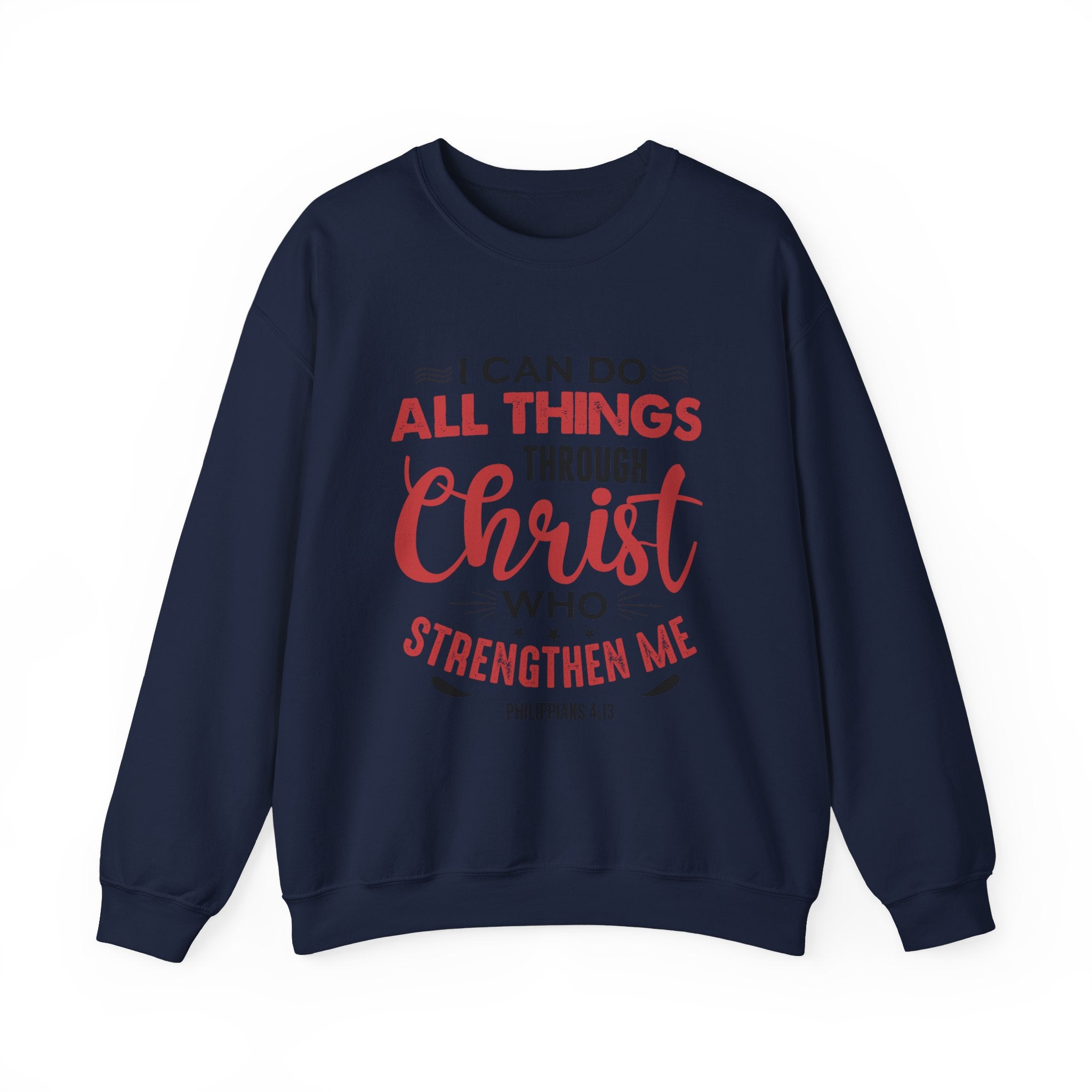 Je peux tout faire à travers le Christ Sweat-shirt unisexe 