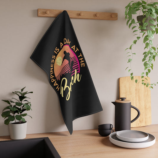 Happiness Is A Day At The Beach Towel