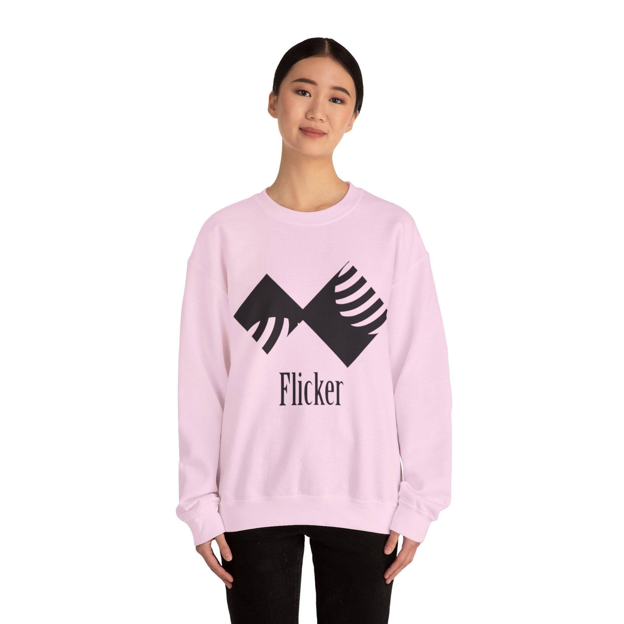 Flicker Unisex Heavy Blend Crewneck Sweatshirt - Cozy and Stylish