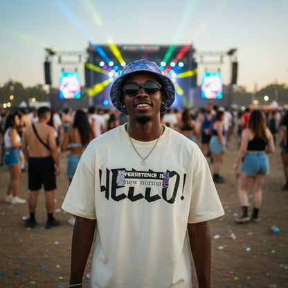 Hello! Persistence is the New Norma Unisex Box Tee Printify