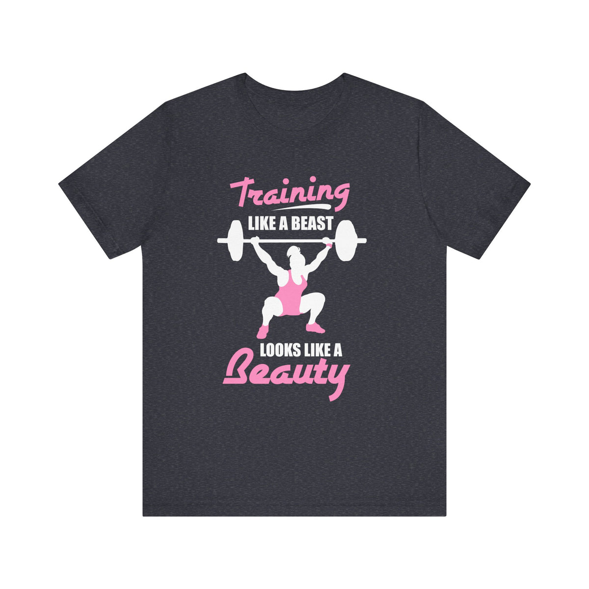 S’entraîner comme une bête ressemble à un tee-shirt unisexe de beauté 