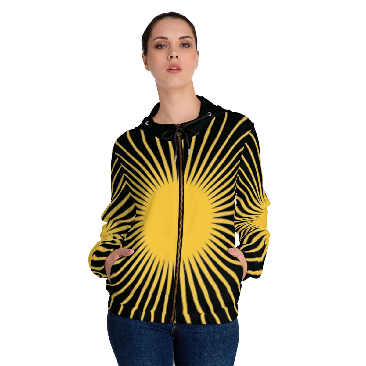 Rcnsons Women’s Full-Zip Hoodie (AOP)