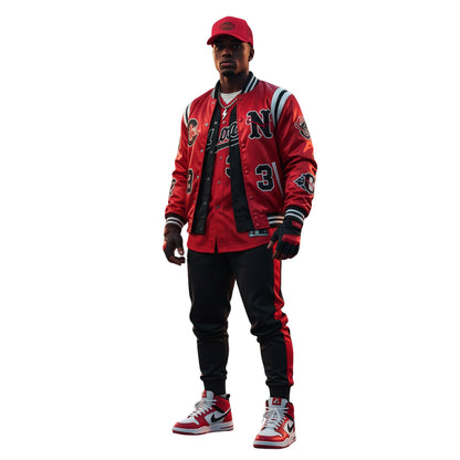 Embroidered Football Trucker Hat Printify