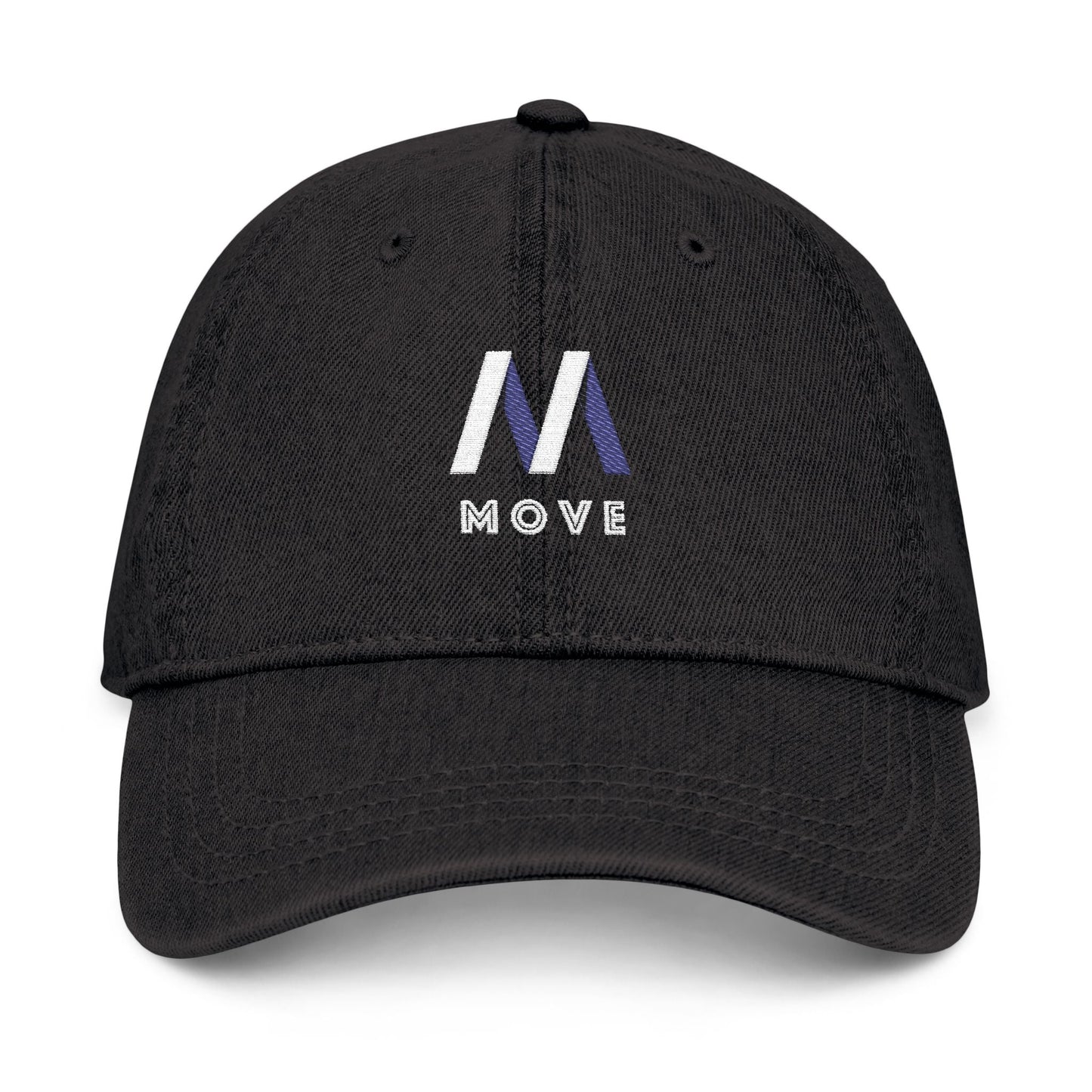Embroidered Denim Hat - Move Design Printify