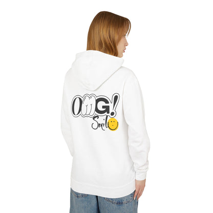 OMG!Smile Lightweight Hooded Sweatshirt