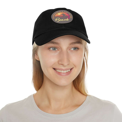 Dad Hat with Leather Patch (Round) - RC’nSONS
