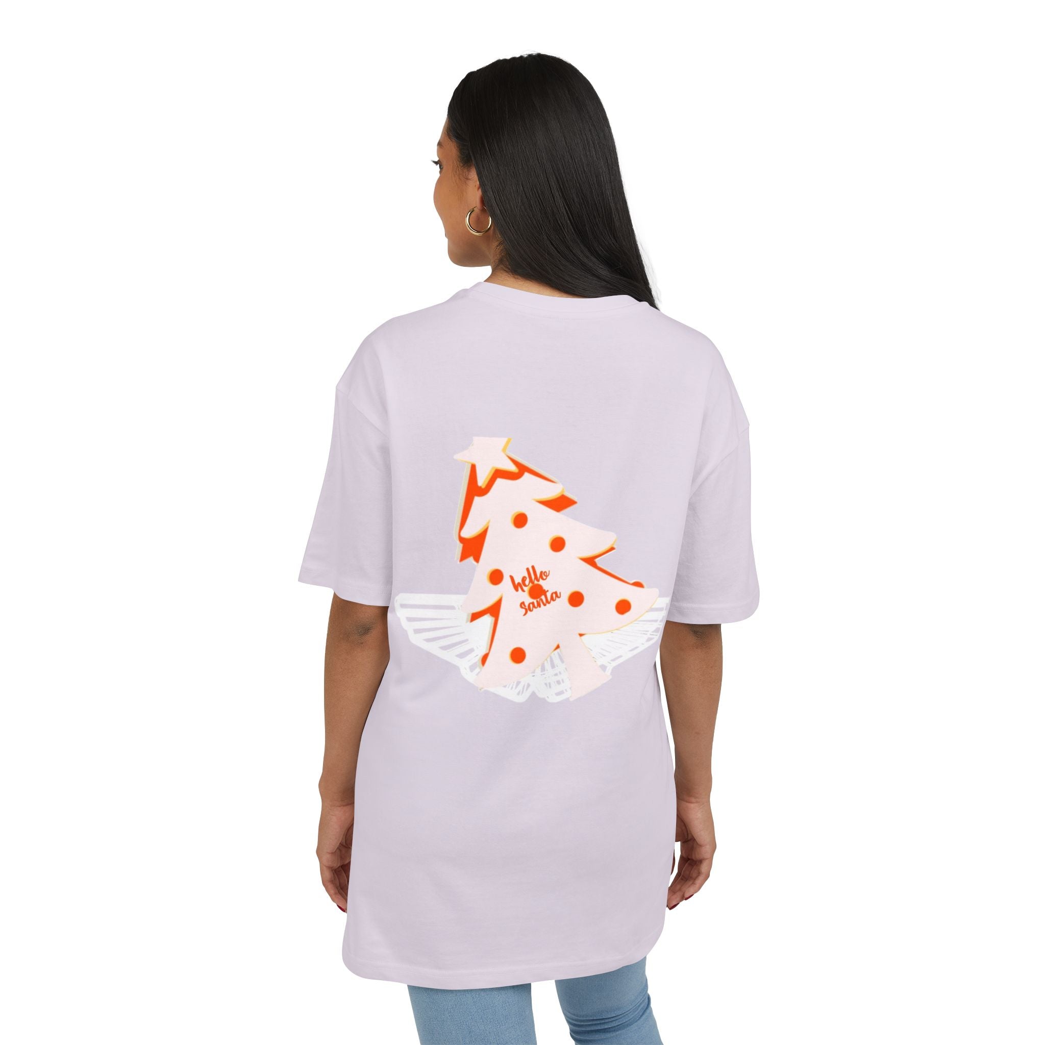 Christmas Oversize Tee - hello Santa