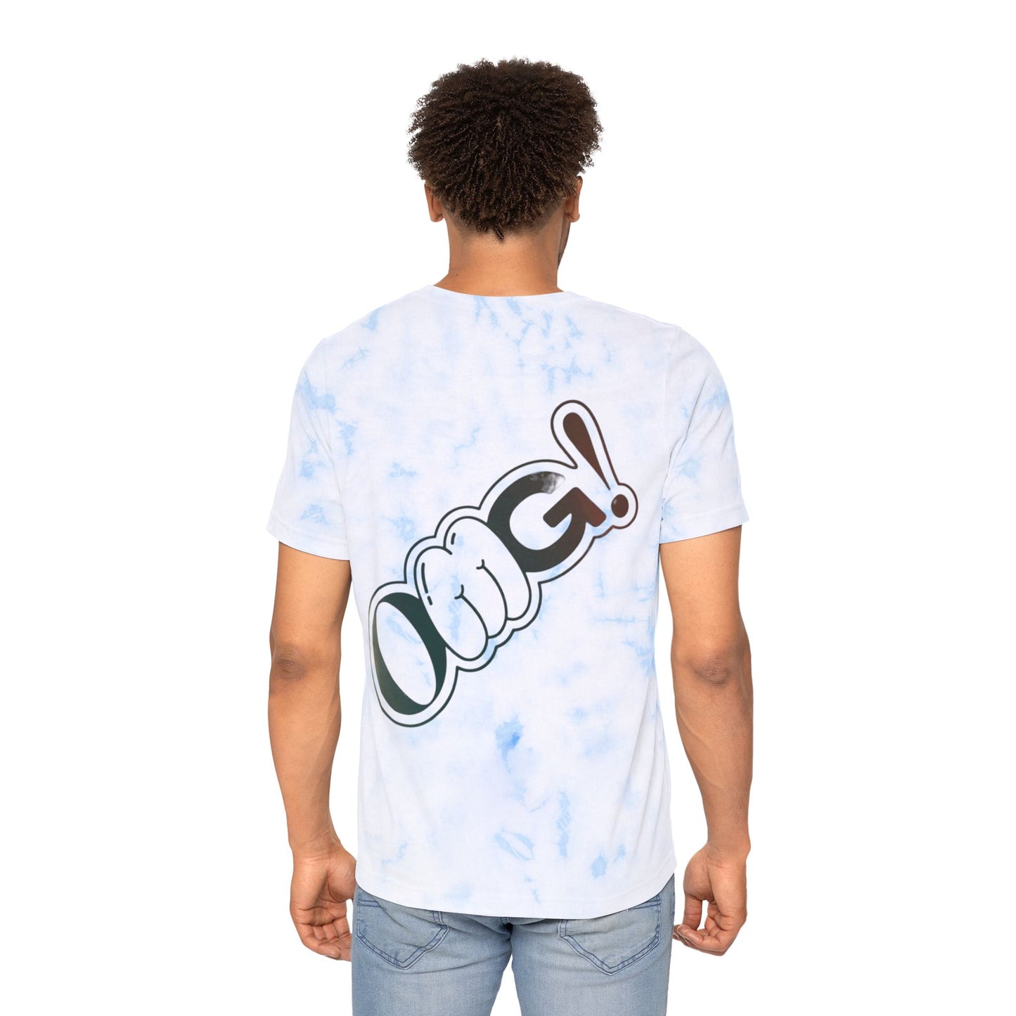 OMG!Rabit FWD Fashion Tie-Dyed T-Shirt